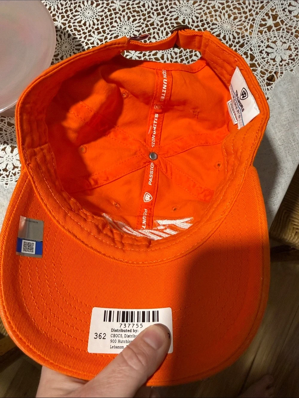 Top of the World Women's Orange Tigers Sequin Baseball Cap